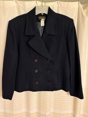 Requirements Navy Double-Breasted Jacket